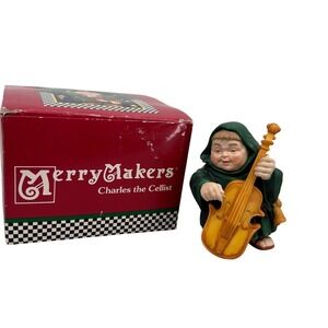 Dept 56 Merrymakers Charles the Cellist Monk Figurine Christmas